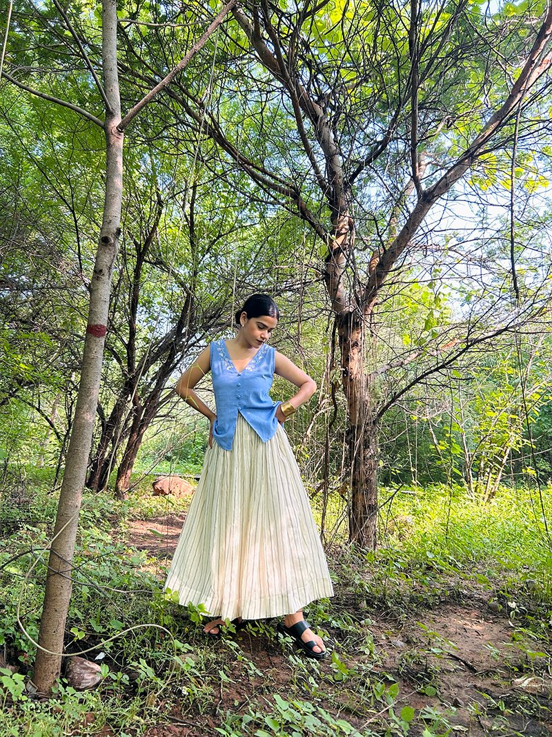 Poem Blue Top
